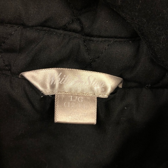 Black Quilted Barn Jacket Size Large - Picture 3 of 6